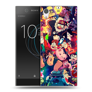 Силиконовый чехол на Sony Xperia XA1 с принтом Gravity Falls Гравити Фолз