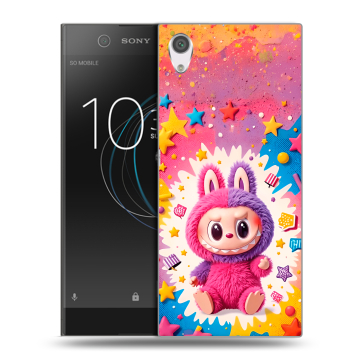 Силиконовый чехол на Sony Xperia XA1 с принтом Labubu Лабубу