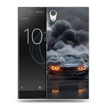 Силиконовый чехол на Sony Xperia XA1 с принтом BMW БМВ