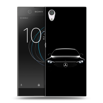 Силиконовый чехол на Sony Xperia XA1 с принтом Mercedes Мерседес