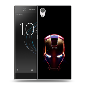 Силиконовый чехол на Sony Xperia XA1 с принтом IronMan Железный человек