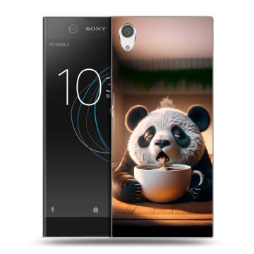Силиконовый чехол на Sony Xperia XA1 с принтом смешная панда