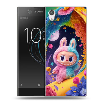 Силиконовый чехол на Sony Xperia XA1 с принтом Labubu Лабубу