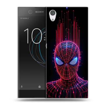 Силиконовый чехол на Sony Xperia XA1 с принтом Spiderman Человек паук