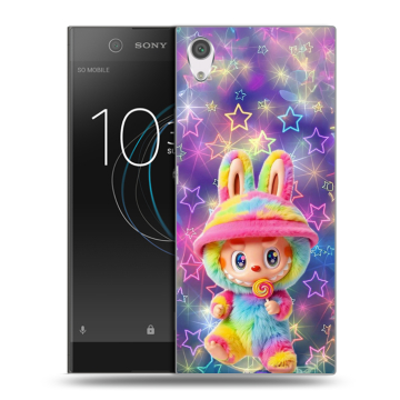 Силиконовый чехол на Sony Xperia XA1 с принтом Labubu Лабубу