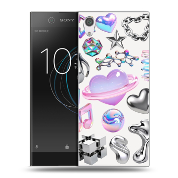 Силиконовый чехол на Sony Xperia XA1 с принтом Y2K