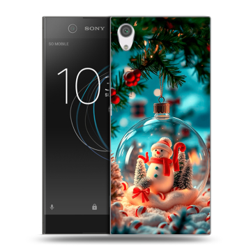 Силиконовый чехол на Sony Xperia XA1 с принтом Новый год Силиконовый чехол на Sony Xperia XA1 с принтом Новый год
