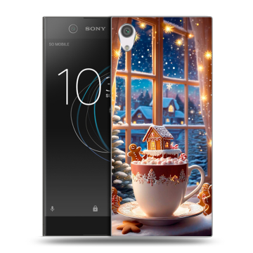 Силиконовый чехол на Sony Xperia XA1 с принтом Новый год Силиконовый чехол на Sony Xperia XA1 с принтом Новый год