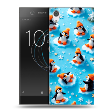 Силиконовый чехол на Sony Xperia XA1 с принтом Новый год Силиконовый чехол на Sony Xperia XA1 с принтом Новый год
