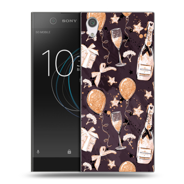 Силиконовый чехол на Sony Xperia XA1 с принтом Новый год Силиконовый чехол на Sony Xperia XA1 с принтом Новый год