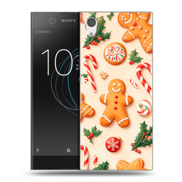 Силиконовый чехол на Sony Xperia XA1 с принтом Новый год Силиконовый чехол на Sony Xperia XA1 с принтом Новый год