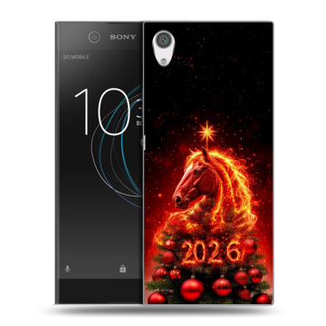 Силиконовый чехол на Sony Xperia XA1 с принтом Новый год Силиконовый чехол на Sony Xperia XA1 с принтом Новый год