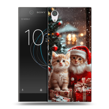 Силиконовый чехол на Sony Xperia XA1 с принтом Новый год Силиконовый чехол на Sony Xperia XA1 с принтом Новый год