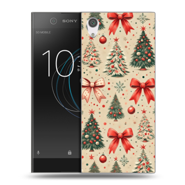 Силиконовый чехол на Sony Xperia XA1 с принтом Новый год Силиконовый чехол на Sony Xperia XA1 с принтом Новый год