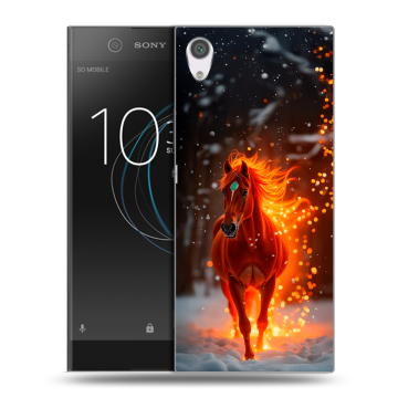 Силиконовый чехол на Sony Xperia XA1 с принтом Новый год Силиконовый чехол на Sony Xperia XA1 с принтом Новый год