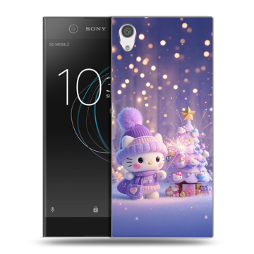 Силиконовый чехол на Sony Xperia XA1 с принтом Новый год Силиконовый чехол на Sony Xperia XA1 с принтом Новый год