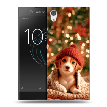 Силиконовый чехол на Sony Xperia XA1 с принтом Новый год Силиконовый чехол на Sony Xperia XA1 с принтом Новый год