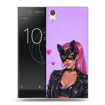 Силиконовый чехол на Sony Xperia XA1 с принтом женский Силиконовый чехол на Sony Xperia XA1 с принтом женский