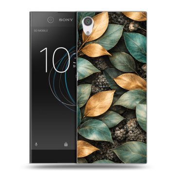 Силиконовый чехол на Sony Xperia XA1 с принтом женский