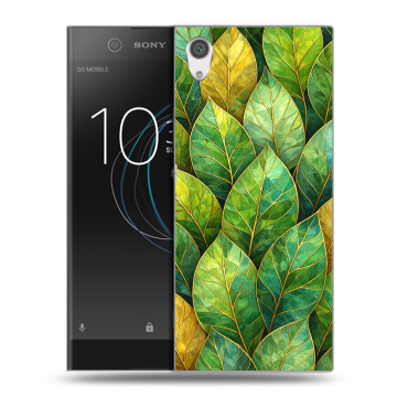 Силиконовый чехол на Sony Xperia XA1 с принтом женский