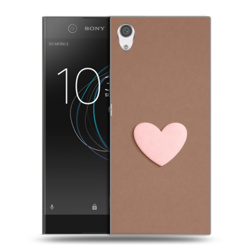 Силиконовый чехол на Sony Xperia XA1 с принтом женский