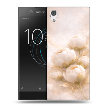 Силиконовый чехол на Sony Xperia XA1 с принтом женский