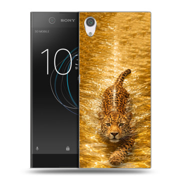 Силиконовый чехол на Sony Xperia XA1 с принтом женский