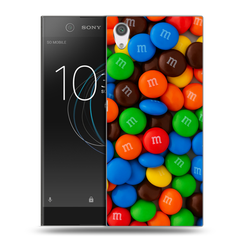 Силиконовый чехол на Sony Xperia XA1 с принтом Конфеты Силиконовый чехол на Sony Xperia XA1 с принтом Конфеты