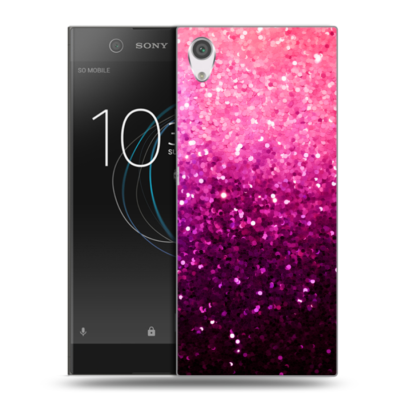 Силиконовый чехол на Sony Xperia XA1 с принтом Блестки Силиконовый чехол на Sony Xperia XA1 с принтом Блестки