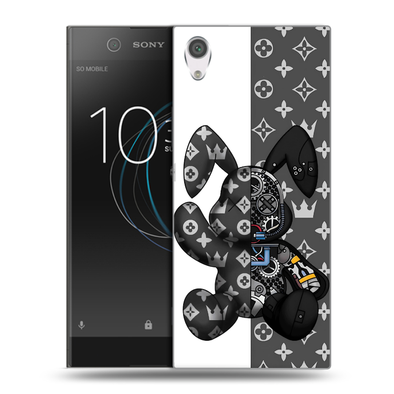 Силиконовый чехол на Sony Xperia XA1 с принтом Луи робот Силиконовый чехол на Sony Xperia XA1 с принтом Луи робот