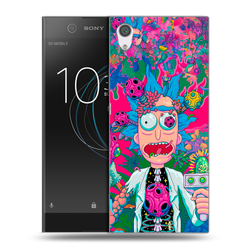 Силиконовый чехол на Sony Xperia XA1 с принтом Рик и Морти Rick Morty Силиконовый чехол на Sony Xperia XA1 с принтом Рик и Морти Rick Morty