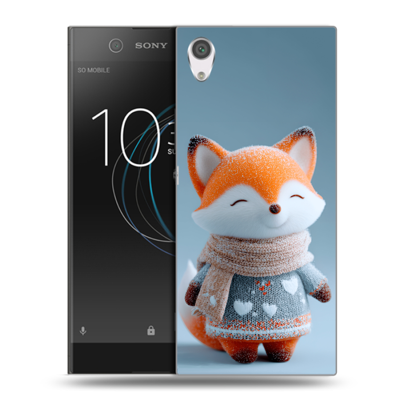 Силиконовый чехол на Sony Xperia XA1 с принтом Лиса Силиконовый чехол на Sony Xperia XA1 с принтом Лиса