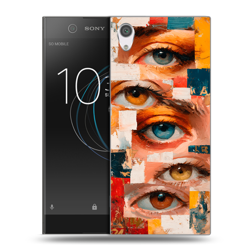 Силиконовый чехол на Sony Xperia XA1 с принтом Модный принт Силиконовый чехол на Sony Xperia XA1 с принтом Модный принт
