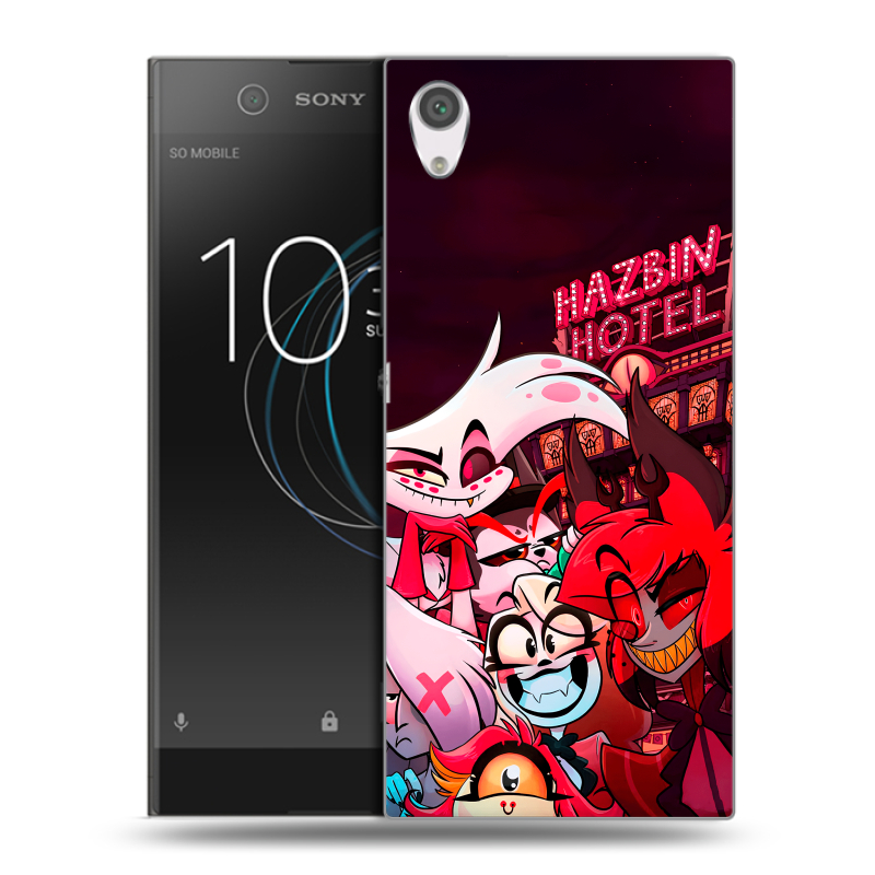Силиконовый чехол на Sony Xperia XA1 с принтом Hazbin Hotel Отель Хазбин Силиконовый чехол на Sony Xperia XA1 с принтом Hazbin Hotel Отель Хазбин