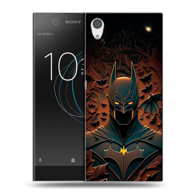 Силиконовый чехол на Sony Xperia XA1 с принтом Batman Бэтмен Силиконовый чехол на Sony Xperia XA1 с принтом Batman Бэтмен