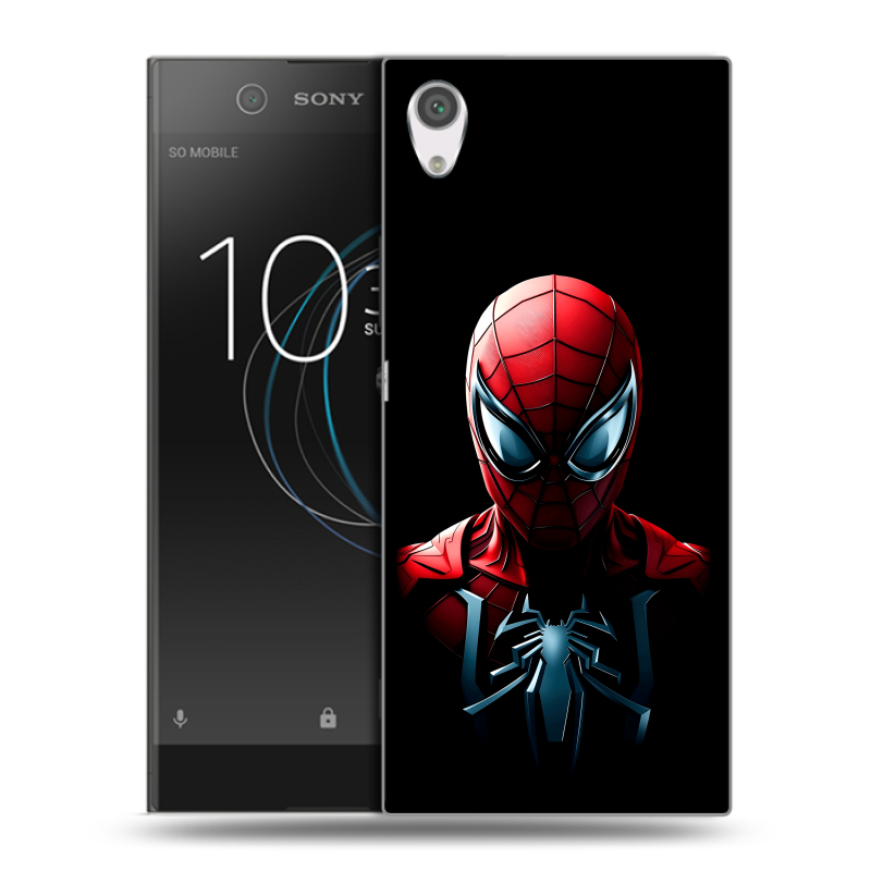 Силиконовый чехол на Sony Xperia XA1 с принтом Spiderman Человек паук Силиконовый чехол на Sony Xperia XA1 с принтом Spiderman Человек паук