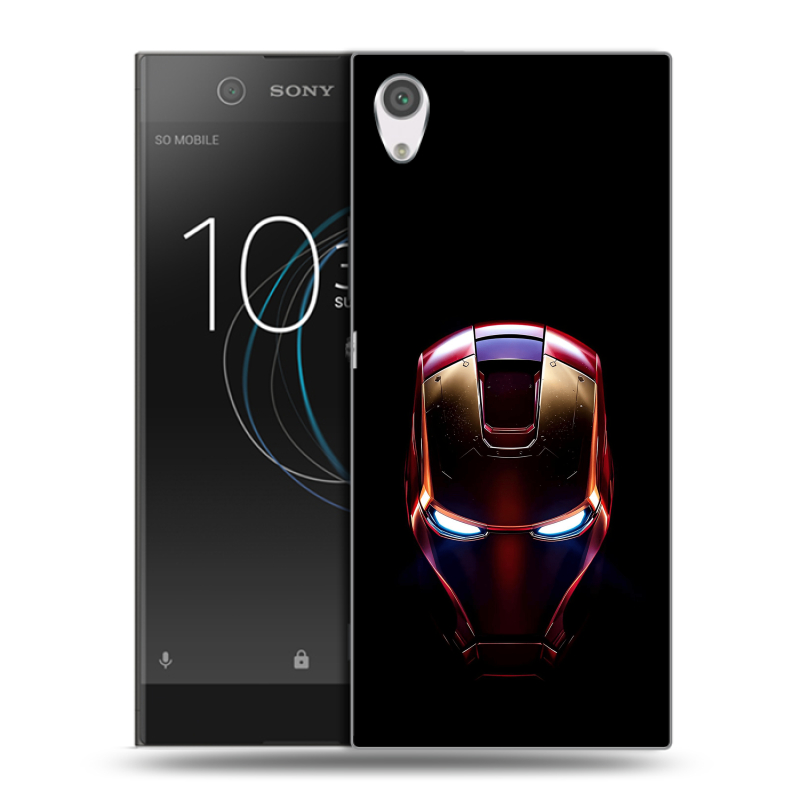 Силиконовый чехол на Sony Xperia XA1 с принтом IronMan Железный человек Силиконовый чехол на Sony Xperia XA1 с принтом IronMan Железный человек