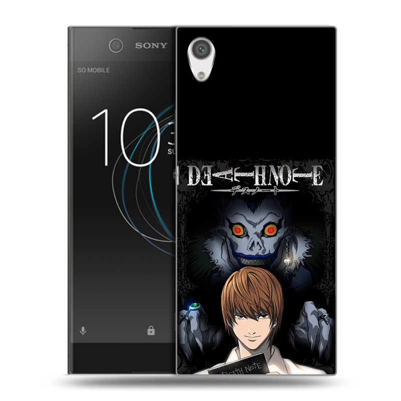 Силиконовый чехол на Sony Xperia XA1 с принтом Death note Тетрадь смерти Силиконовый чехол на Sony Xperia XA1 с принтом Death note Тетрадь смерти