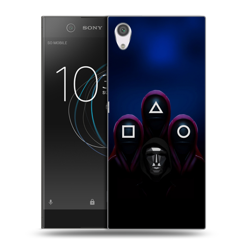 Силиконовый чехол на Sony Xperia XA1 с принтом Игра Кальмара Силиконовый чехол на Sony Xperia XA1 с принтом Игра Кальмара