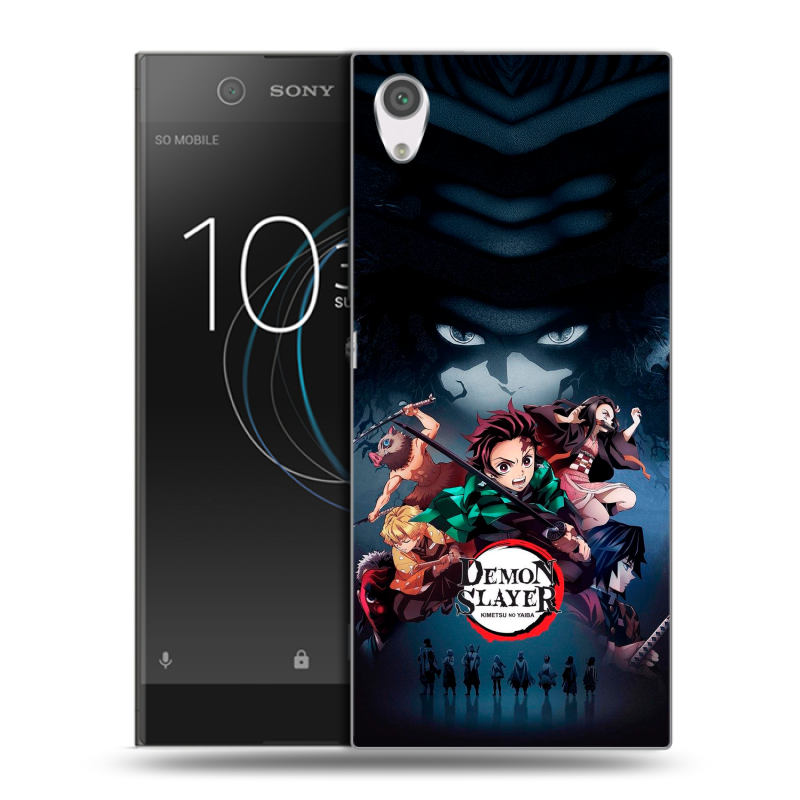 Силиконовый чехол на Sony Xperia XA1 с принтом Demon Slayer Клинок рассекающий демонов Силиконовый чехол на Sony Xperia XA1 с принтом Demon Slayer Клинок рассекающий демонов
