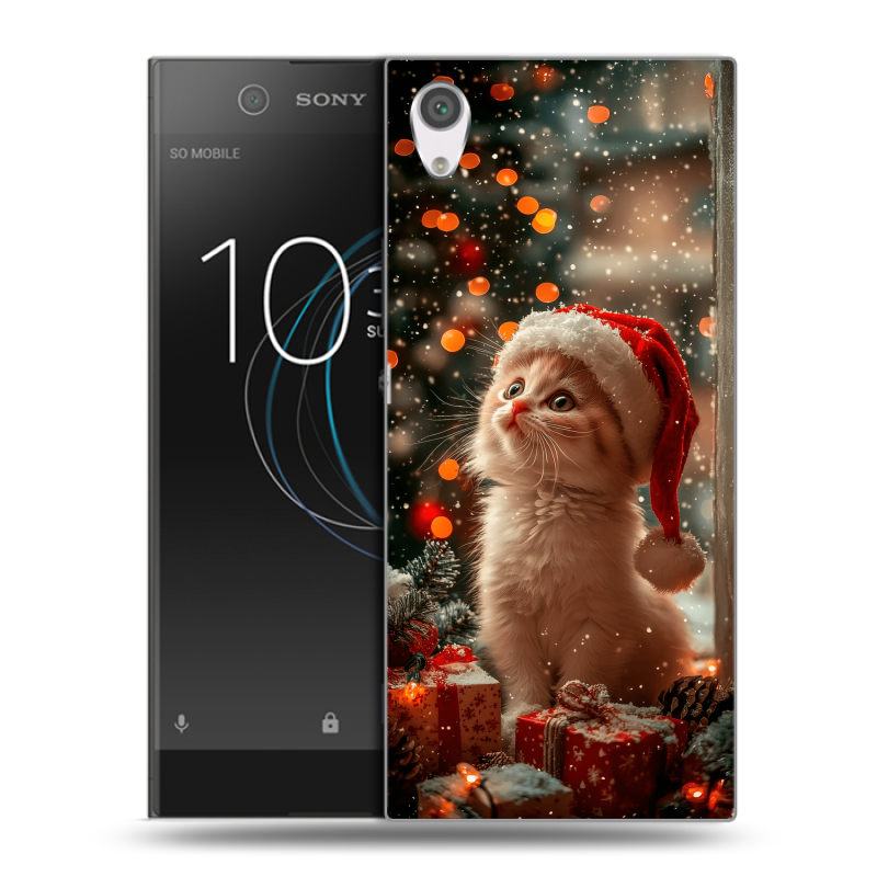 Силиконовый чехол на Sony Xperia XA1 с принтом Новый год Силиконовый чехол на Sony Xperia XA1 с принтом Новый год
