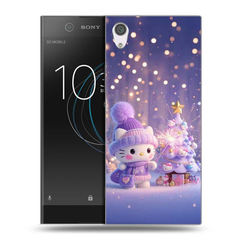 Силиконовый чехол на Sony Xperia XA1 с принтом Новый год Силиконовый чехол на Sony Xperia XA1 с принтом Новый год