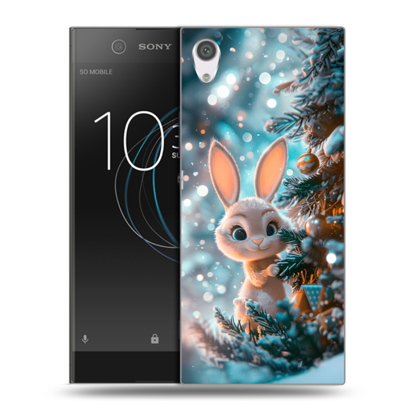 Силиконовый чехол на Sony Xperia XA1 с принтом Новый год Силиконовый чехол на Sony Xperia XA1 с принтом Новый год