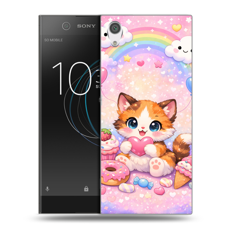 Силиконовый чехол на Sony Xperia XA1 с принтом для девочек Силиконовый чехол на Sony Xperia XA1 с принтом для девочек