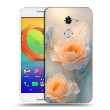 Силиконовый чехол на Alcatel A3 с принтом Женский