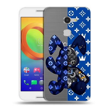Силиконовый чехол на Alcatel A3 с принтом Луи робот Силиконовый чехол на Alcatel A3 с принтом Луи робот