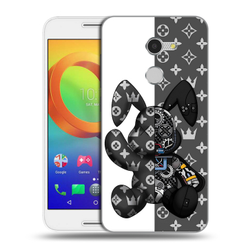 Силиконовый чехол на Alcatel A3 с принтом Луи робот Силиконовый чехол на Alcatel A3 с принтом Луи робот