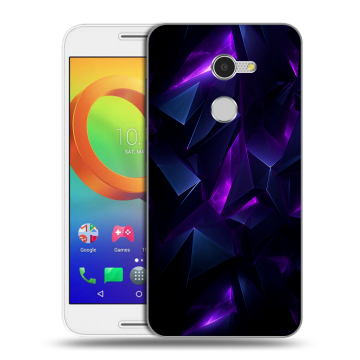 Силиконовый чехол на Alcatel A3 с принтом Абстракиция