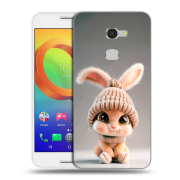 Силиконовый чехол на Alcatel A3 с принтом Кролик Силиконовый чехол на Alcatel A3 с принтом Кролик