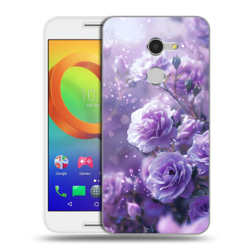Силиконовый чехол на Alcatel A3 с принтом Розы цветы Силиконовый чехол на Alcatel A3 с принтом Розы цветы